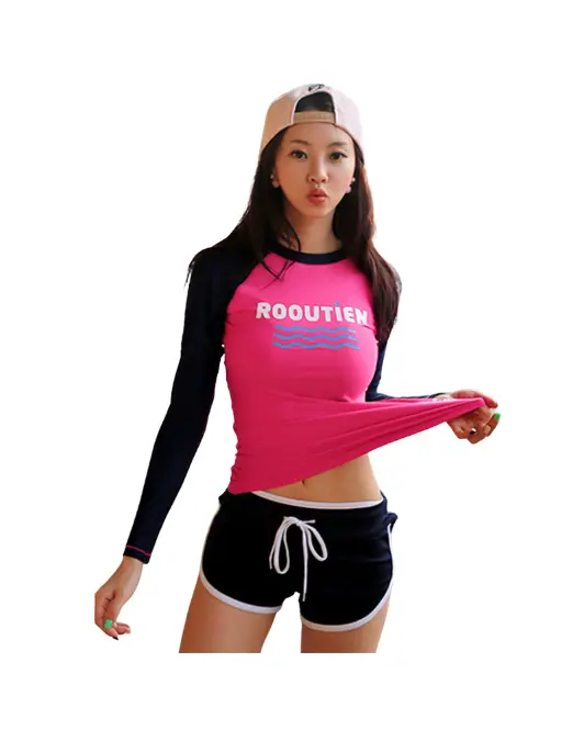 HW 211128 2-Piece Women's Rashguard