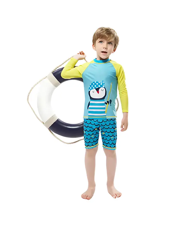 HW 211091 Boys 2-Piece Swimwear Set