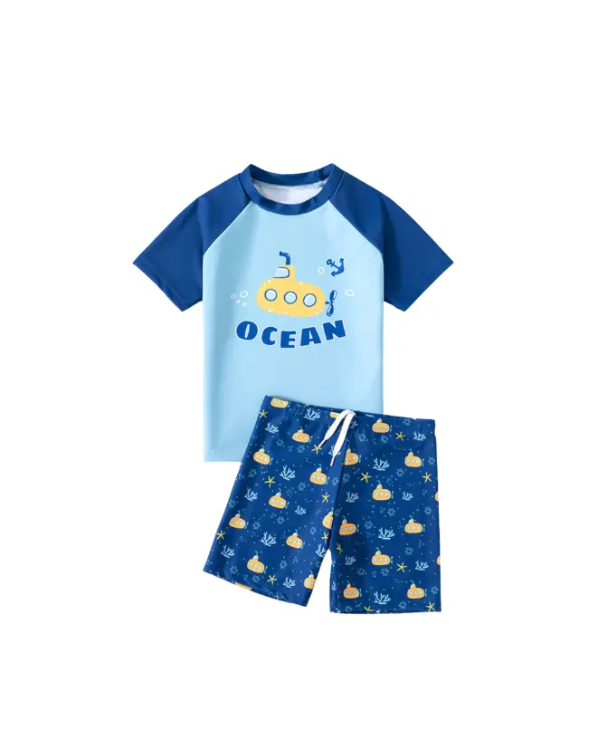 HW 211058C Boys Short Sleeved 2-Piece Set