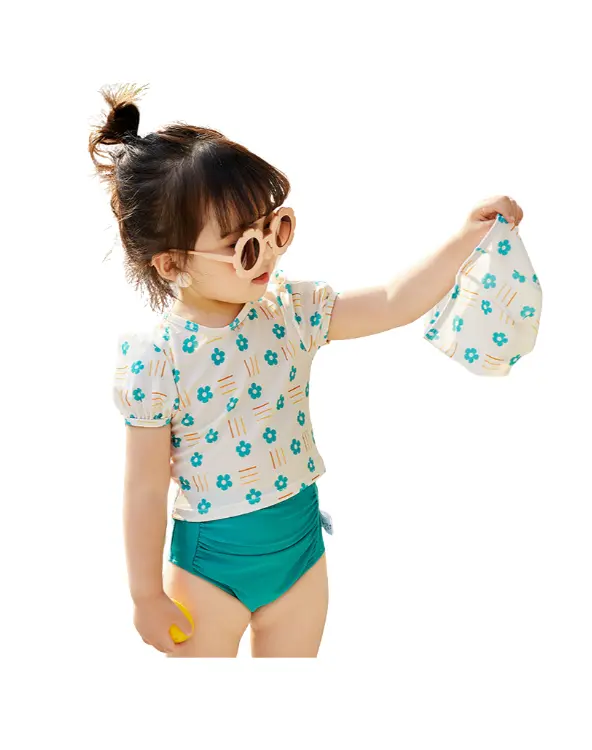 HW 211255 Girls 2-Piece Swimwear