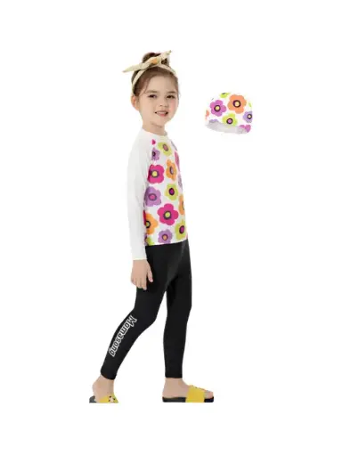 [HW 211257] HW 211257 Girls 3-Piece Swimwear Set